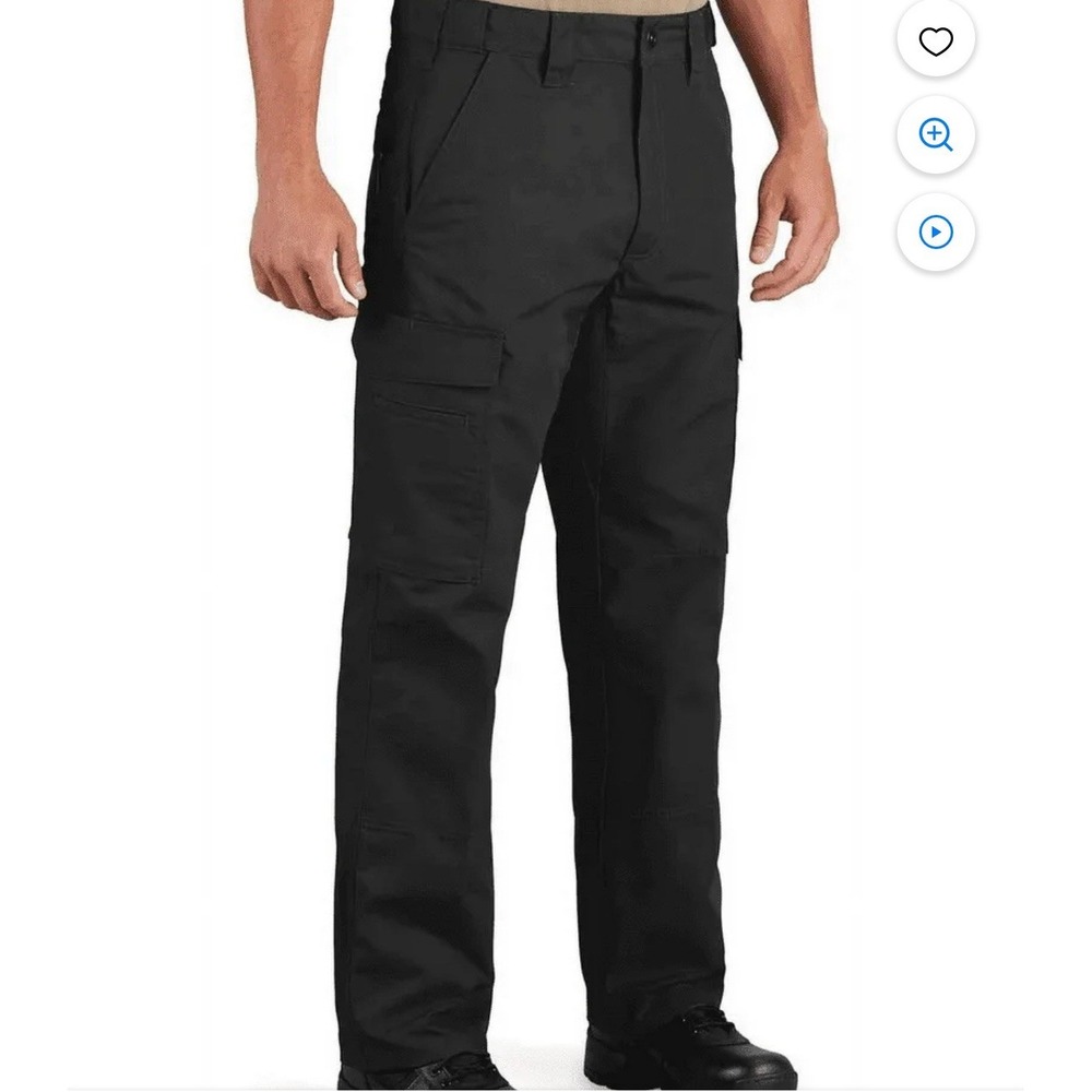 NWT $78 Propper Tactical Revtac Black Ripstop Pants Cargo Pockets Mens 38x30 NEW